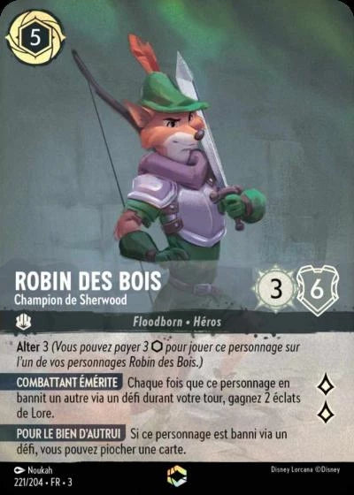 221/204 Robin des bois, Champion de Sherwood