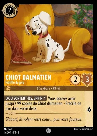 004e/204 Chiot Dalmatien, Frétille de joie