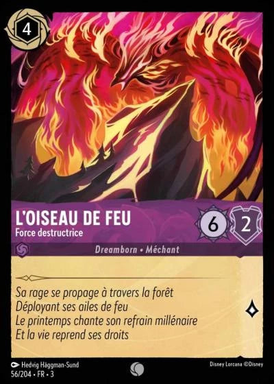 056/204 L'oiseau de feu, Force destructrice