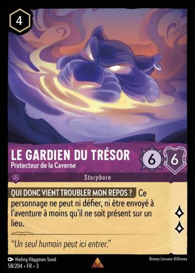 058/204 Le gardien du trésor, Protecteur de la Caverne