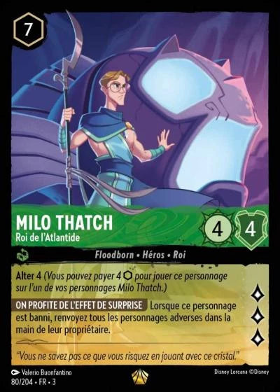 080/204 Milo Thatch, Roi de l'Atlantide