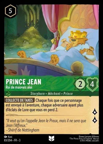 083/204 Prince Jean, Roi de mauvais aloi