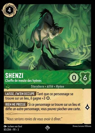 085/204 Shenzi, Cheffe de meute des hyènes