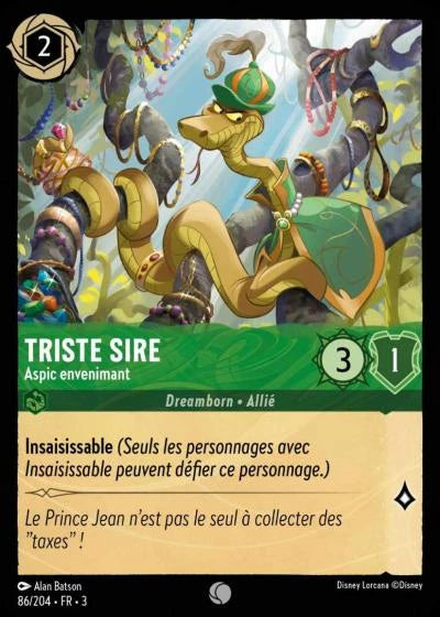 086/204 Triste Sire, Aspic envenimant