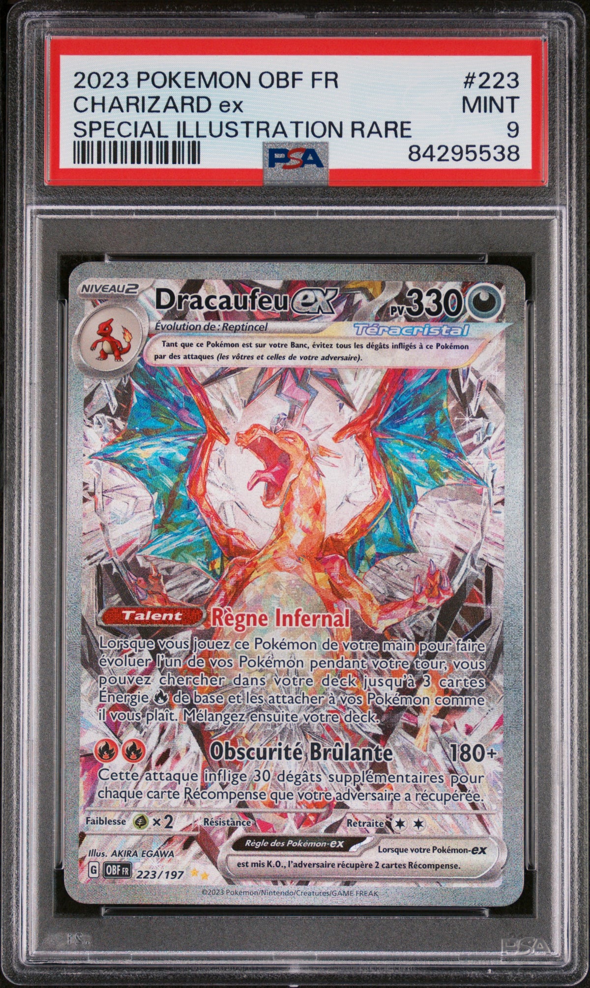 [GRADE] [PSA 9] 223/197 Dracaufeu