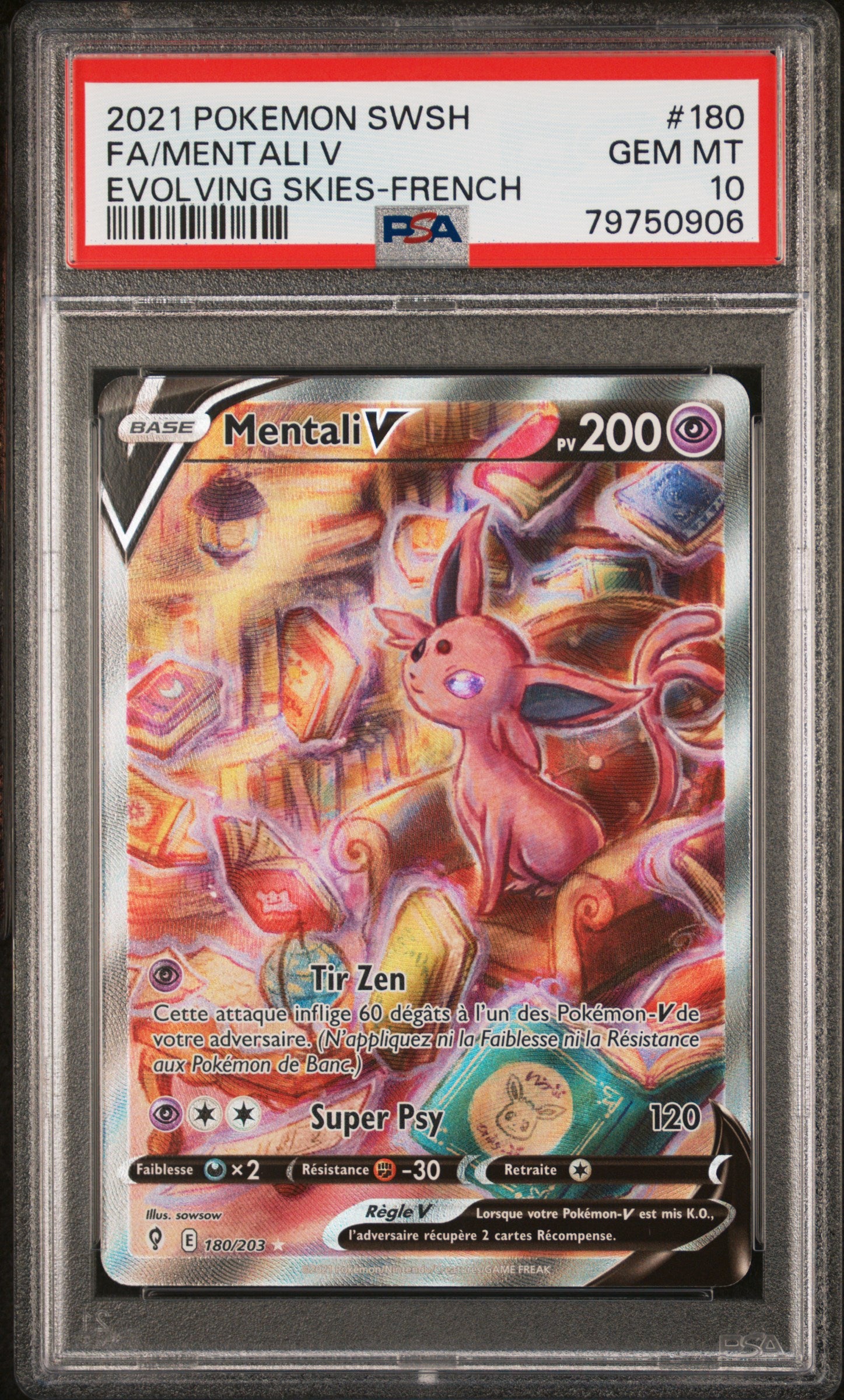 [GRADE] [PSA 10] 180/203 Mentali V