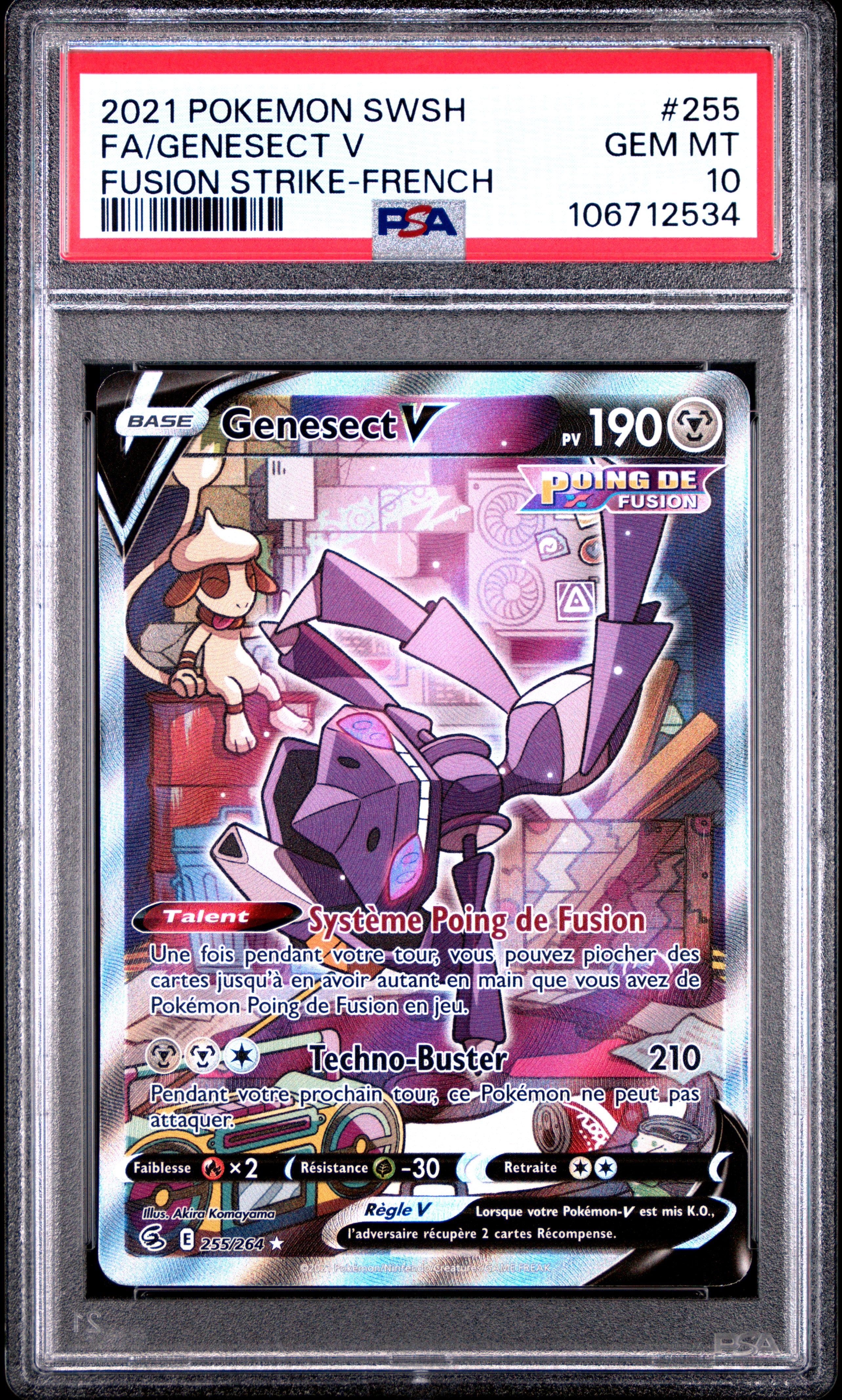 [GRADE] [PSA 10] 255/264 Genesect V