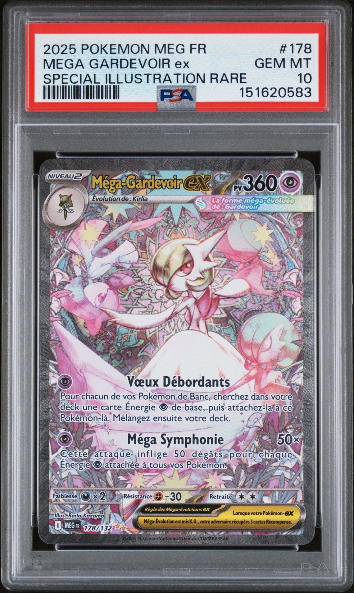 [GRADE] [PSA 10] 178/132 Mega Gardevoir ex