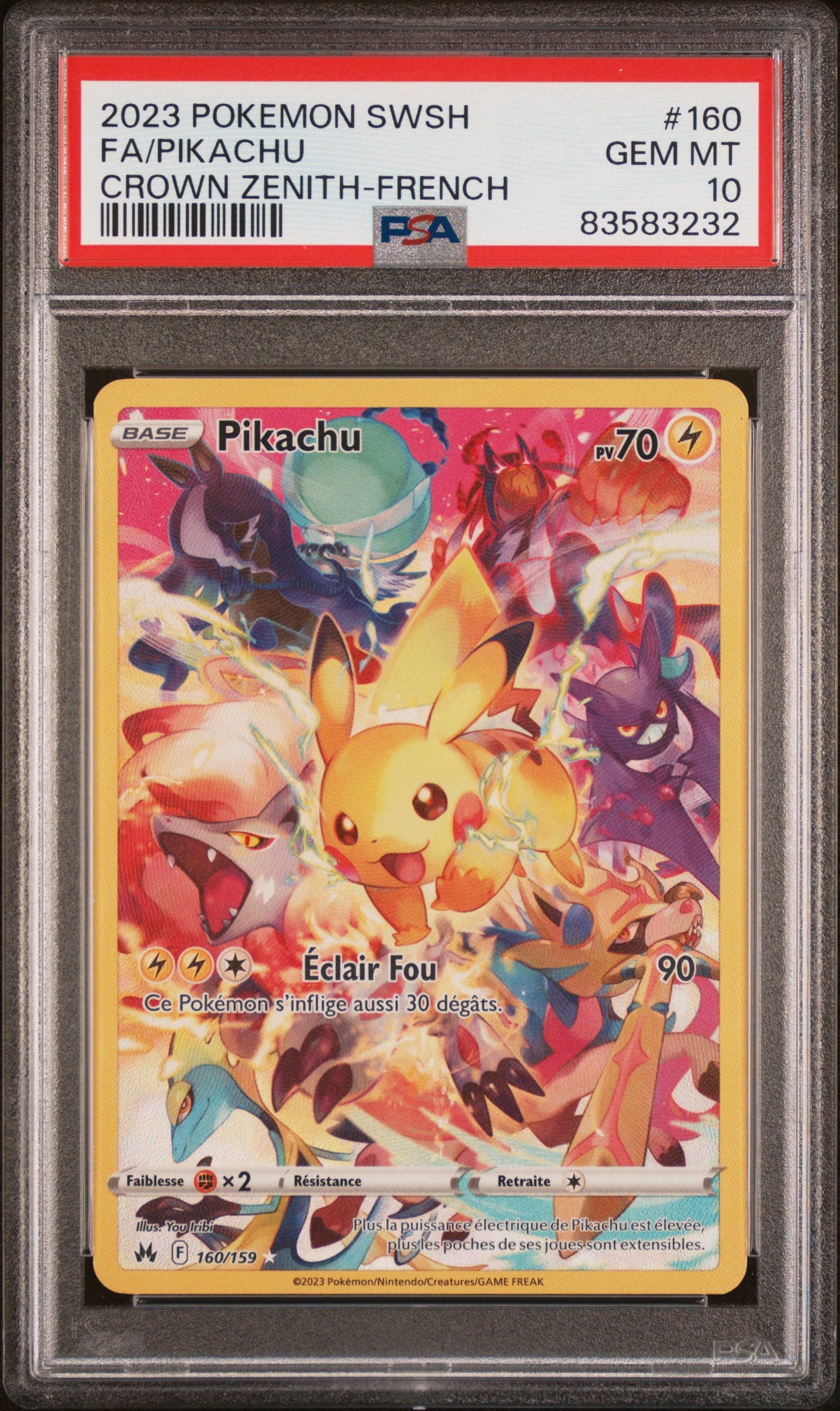 [GRADE] [PSA 10] 160/159 Pikachu