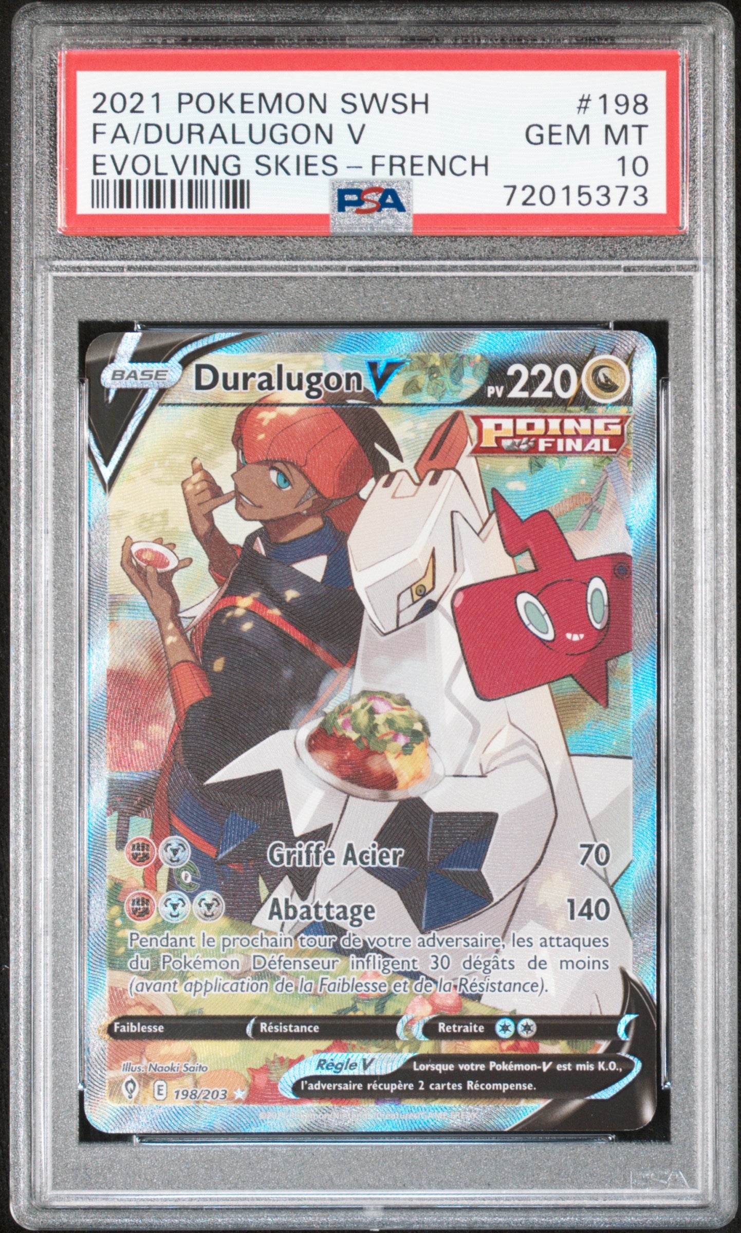 [GRADE] [PSA 10] 198/203 Duralugon V