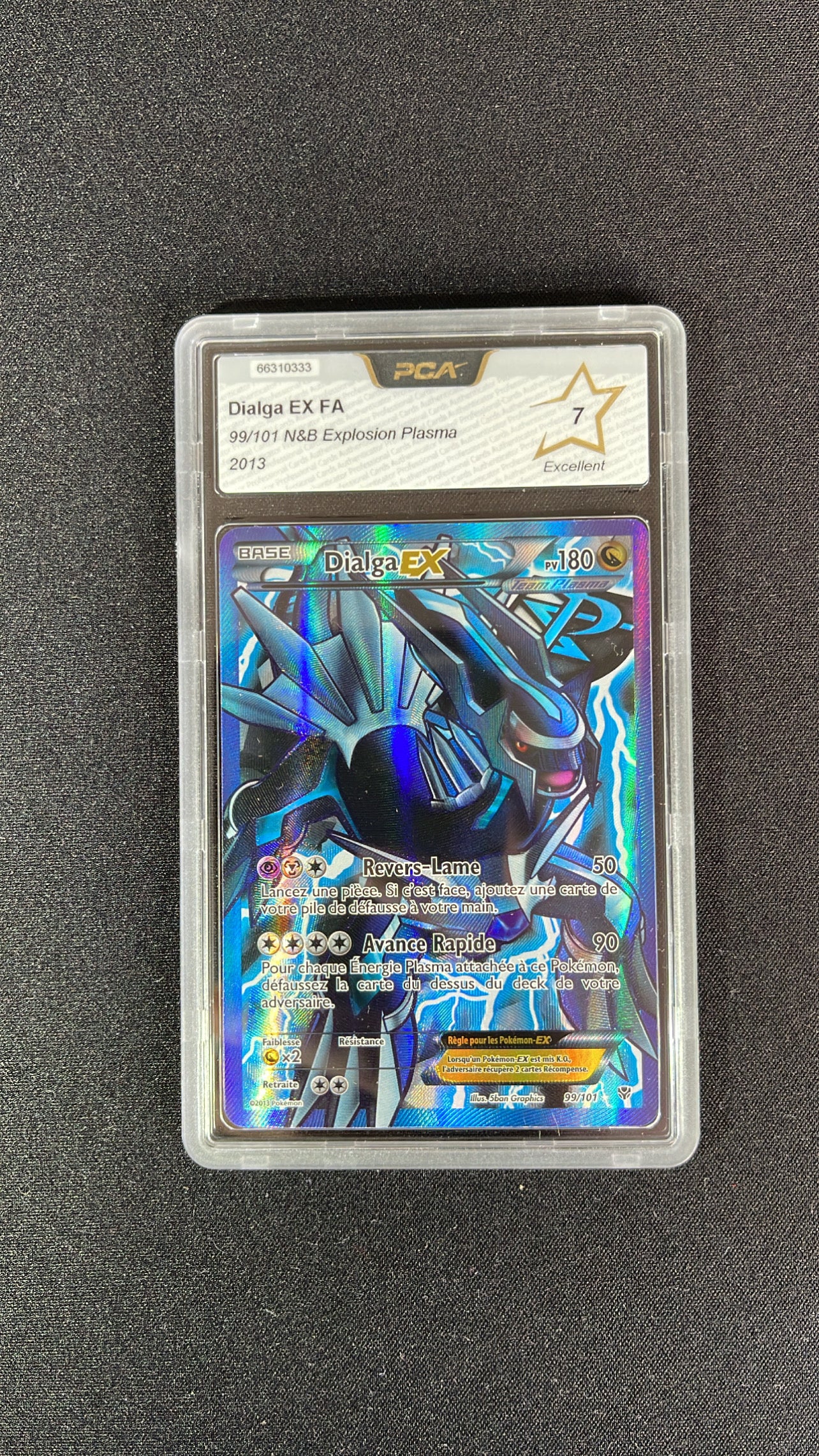 [GRADE] [PCA 7] 99/101 Dialga EX