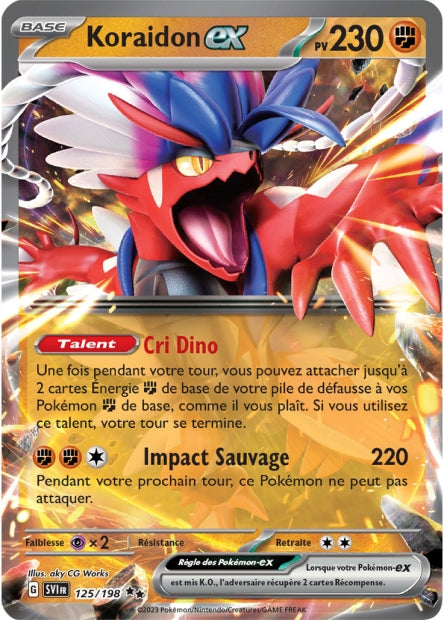 125/198 Koraidon EX