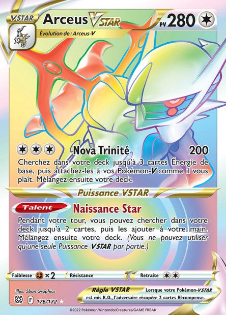 [GRADE] [PCA 9,5] 176/172 Arceus VStar Rainbow