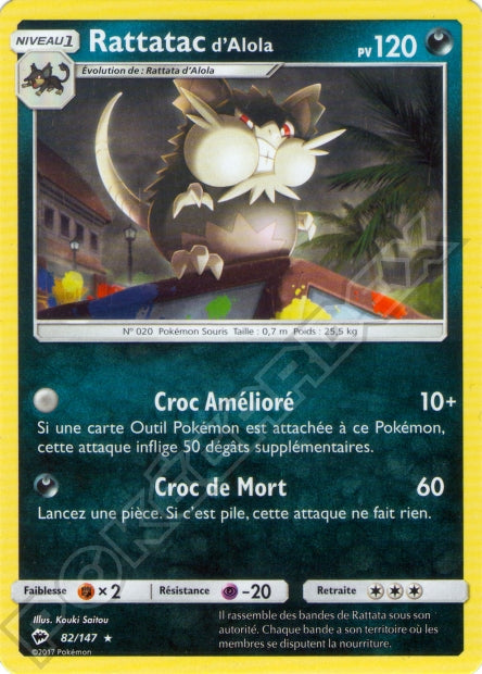 082/147 Rattatac d'Alola