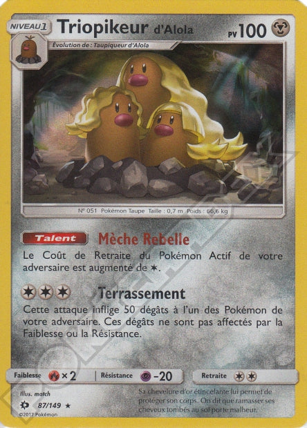 087/149 Triopikeur d'Alola