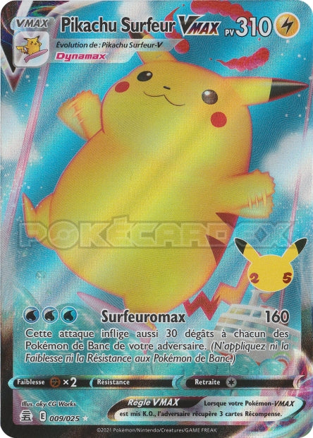 009/025 Pikachu Surfeur VMAX