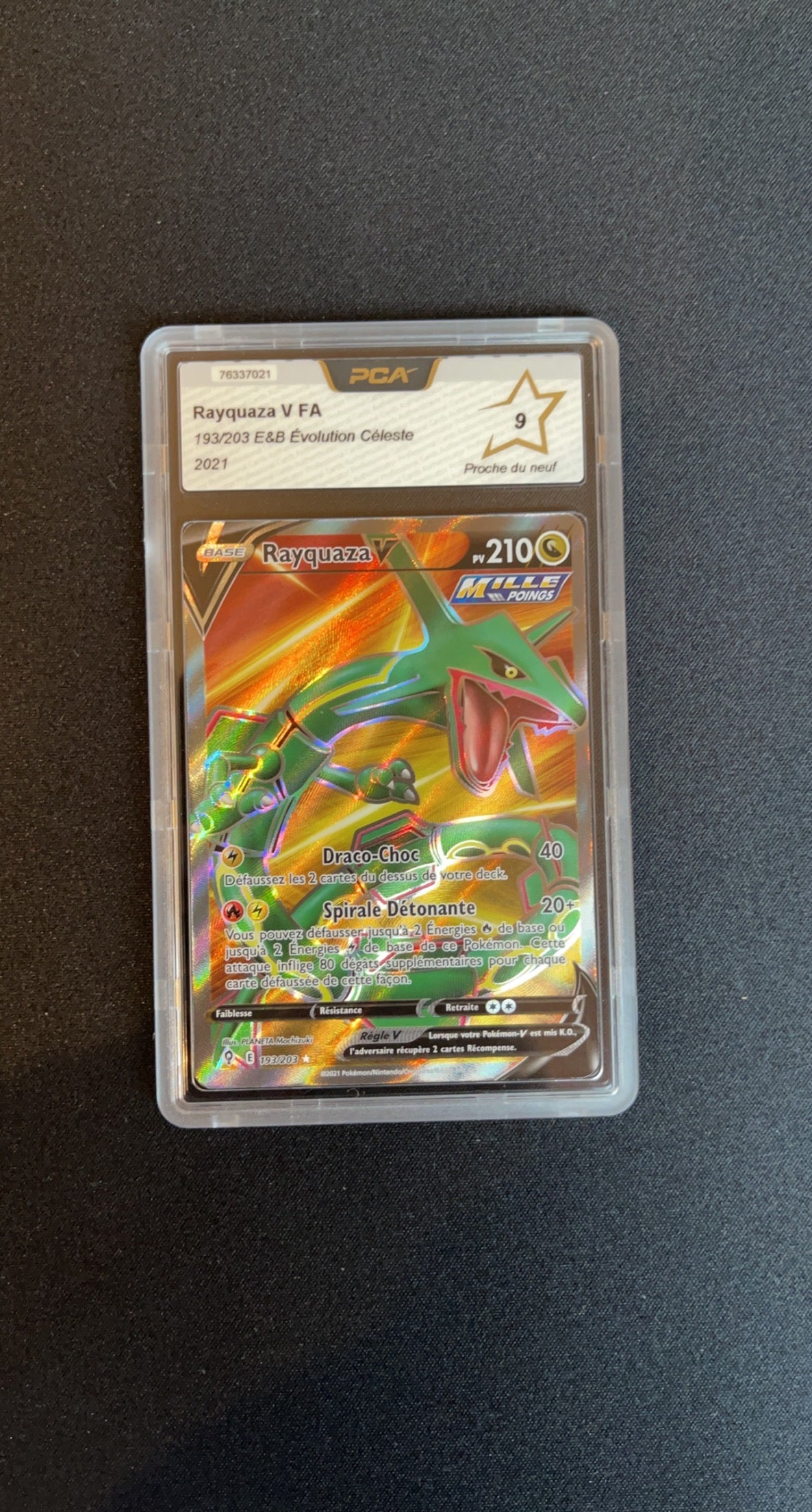 [GRADE] [PCA 9] 193/203 Rayquaza V